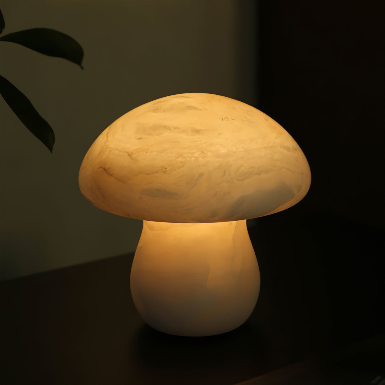 LuminousMushroom - Lampe Alabastre Élégante