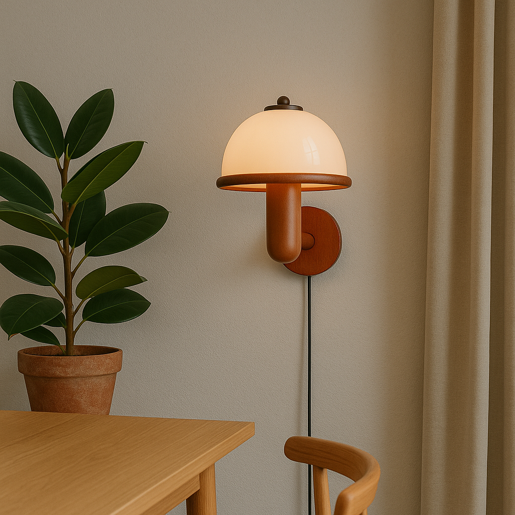 Mushroom Wall Lamp 2