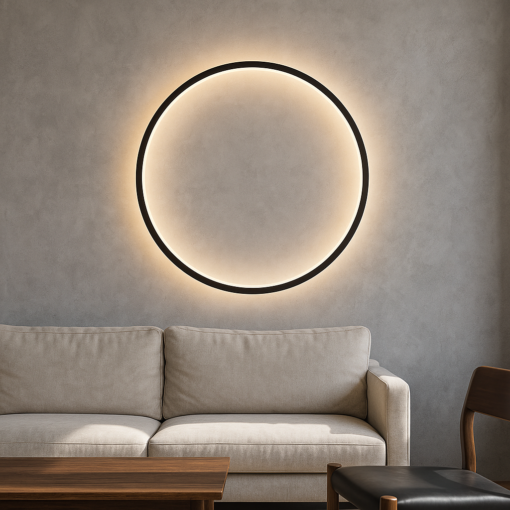 Myka's Ring Wall Lamp 0