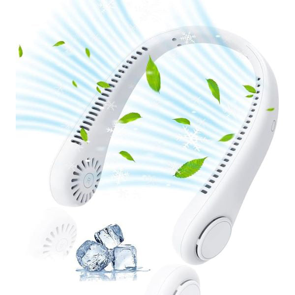Portable Neck Fan with Adjustable Speeds – Ergonomic, Lightweight Design for Hands-Free Cooling, Long Battery Life-1