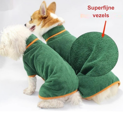 Dog Towel Robe for Dogs – Fast-Drying Adjustable Dog Dressing Gown, Comfortable and Stylish Bathrobe for All Sizes-6