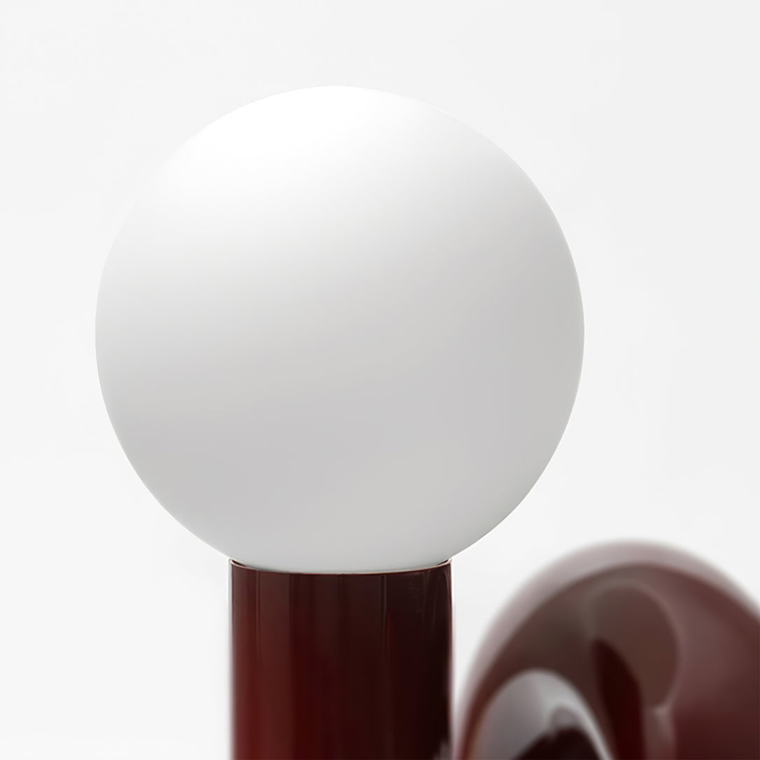 SpiralGlow – Elegant Resin and Glass Table Lamp