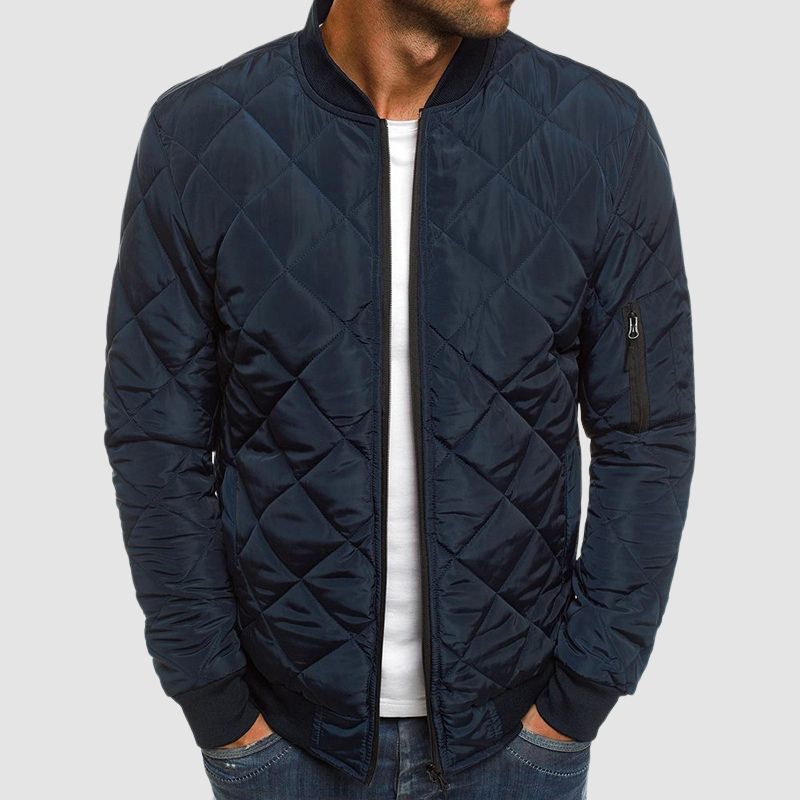 Niels | Lightly padded breathable autumn bomber jacket for men 1