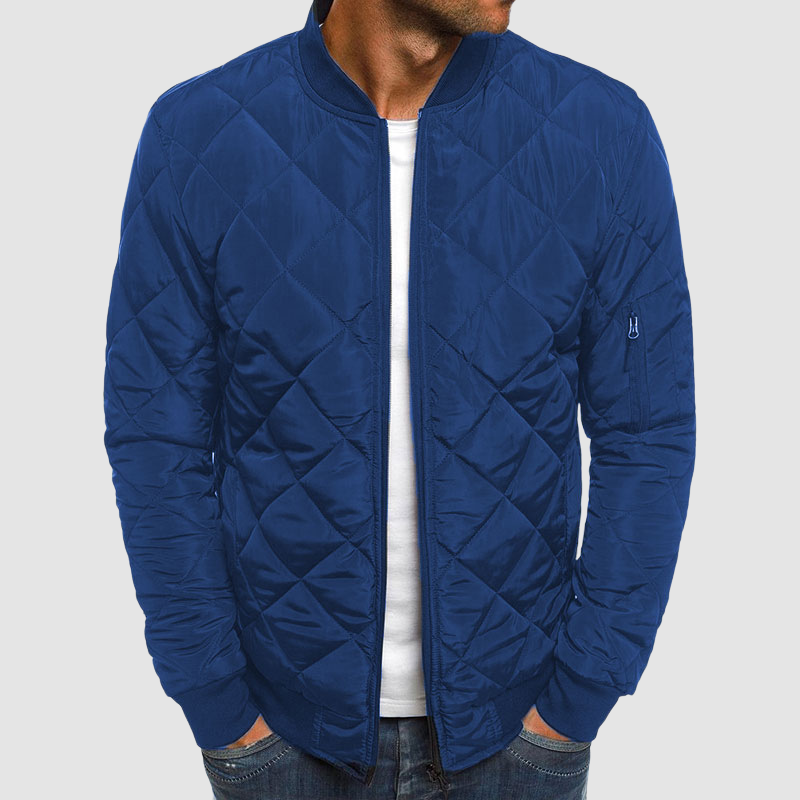 Niels | Lightly padded breathable autumn bomber jacket for men 2