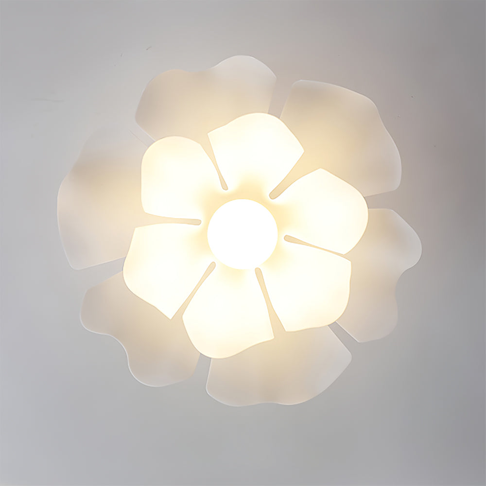 MoonlitBloom - Loftlampe med natblomster og varm belysning