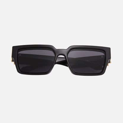 NoirShade | Stylish Unisex Black Square UV Protection Sunglasses 8