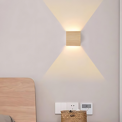 NordiLume | Stylish Natural Wood Scandinavian Wall Light Fixture 0