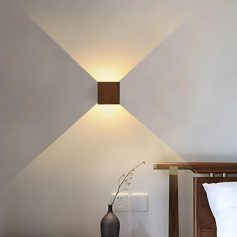 NordiLume | Stylish Natural Wood Scandinavian Wall Light Fixture 3