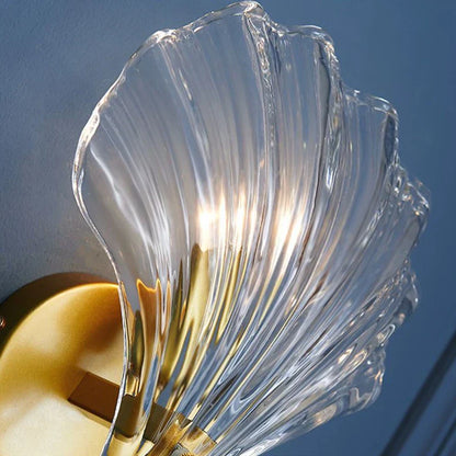 CoralGlow – Lampa ścienna w kształcie muszli