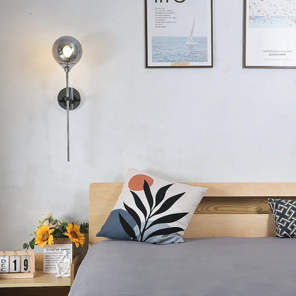 GlimmerLume – Sleek Scandinavian Glass Wall Light