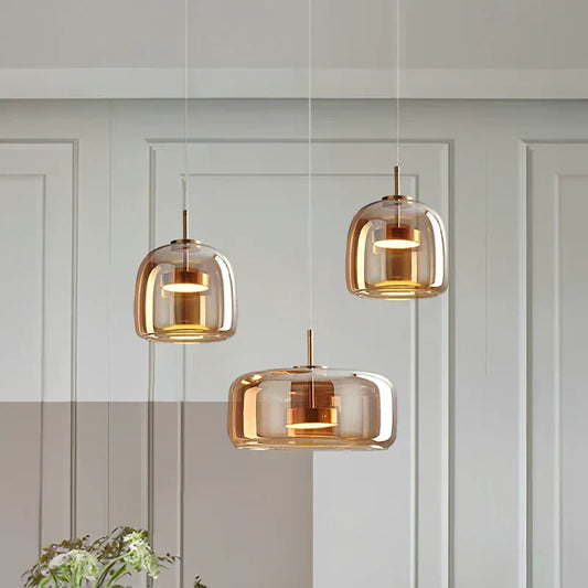 CrystalLume – Clear Glass Ceiling Light