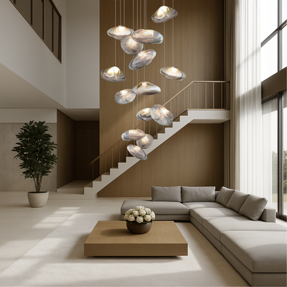 Nordic Glass Villa Chandelier 1