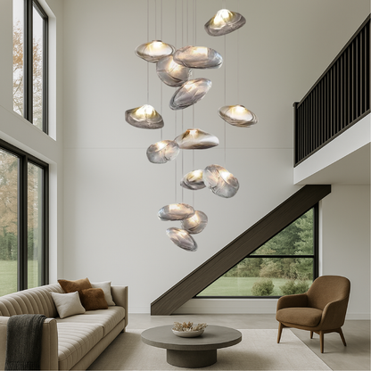 Nordic Glass Villa Chandelier 2