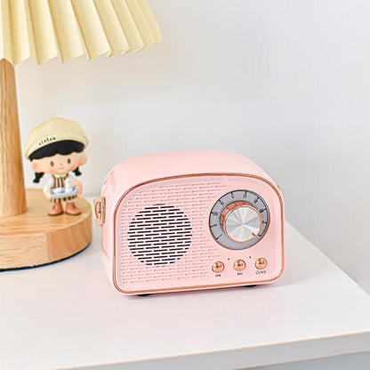 NostalgiaWave | Stylish Retro Portable Bluetooth Speaker with Immersive Sound 1