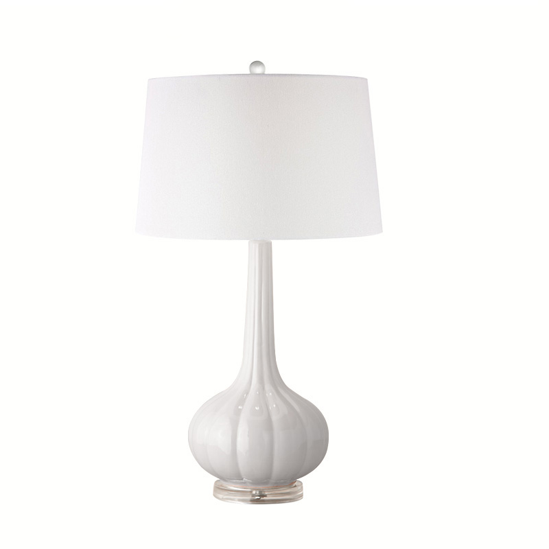 PureGlow – Refined Ceramic Table Lamp with Soft White Shade