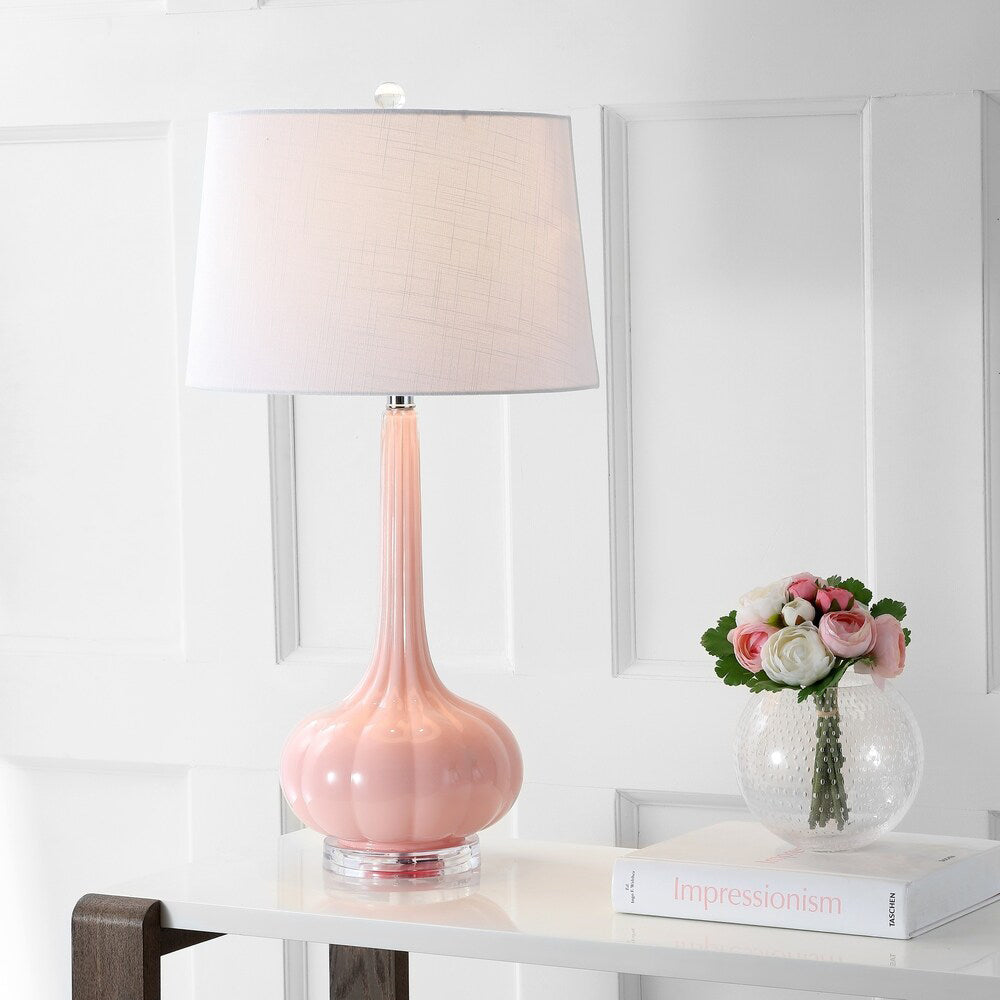 PureGlow – Refined Ceramic Table Lamp with Soft White Shade