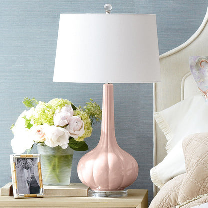 PureGlow – Refined Ceramic Table Lamp with Soft White Shade