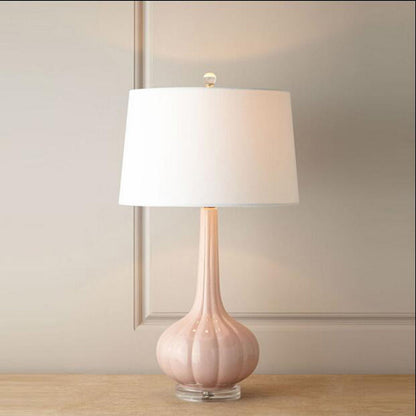 PureGlow – Refined Ceramic Table Lamp with Soft White Shade