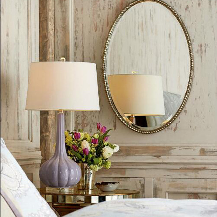 PureGlow – Refined Ceramic Table Lamp with Soft White Shade