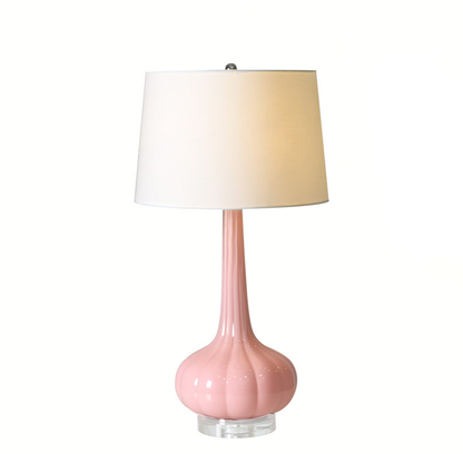 PureGlow – Refined Ceramic Table Lamp with Soft White Shade