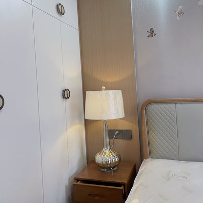 PureGlow – Refined Ceramic Table Lamp with Soft White Shade