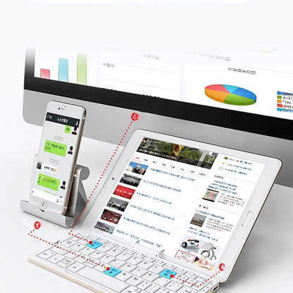 NovaFold | Sleek Portable Bluetooth Keyboard with Magnetic Stand 6