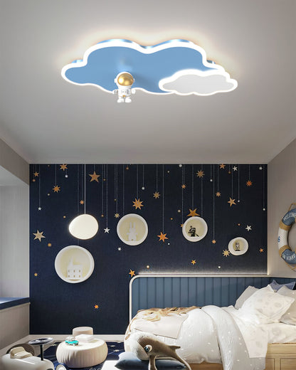 NuagesAura - Ceiling Light with Dreamy Cloud Details and Subtle Illumination