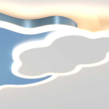 NuagesAura - Ceiling Light with Dreamy Cloud Details and Subtle Illumination