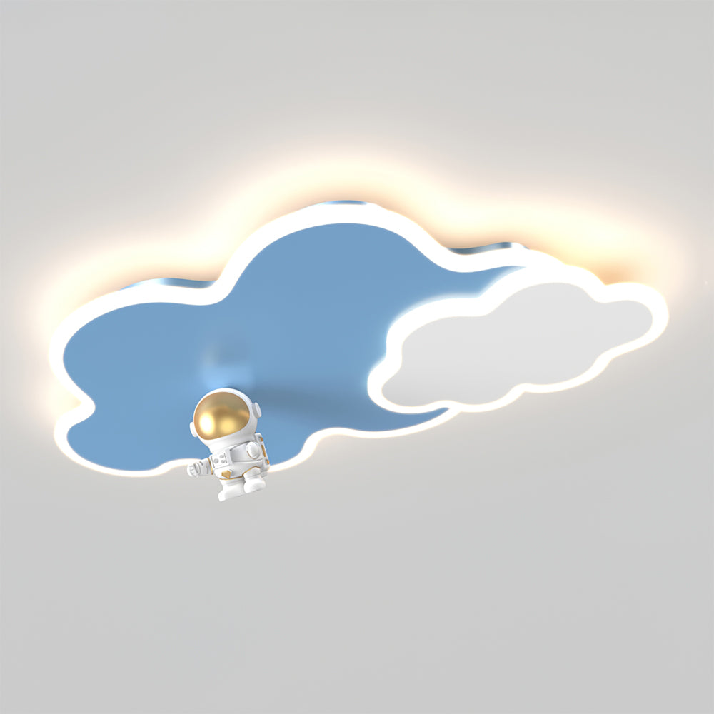 NuagesAura - Ceiling Light with Dreamy Cloud Details and Subtle Illumination