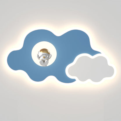 NuagesAura - Ceiling Light with Dreamy Cloud Details and Subtle Illumination