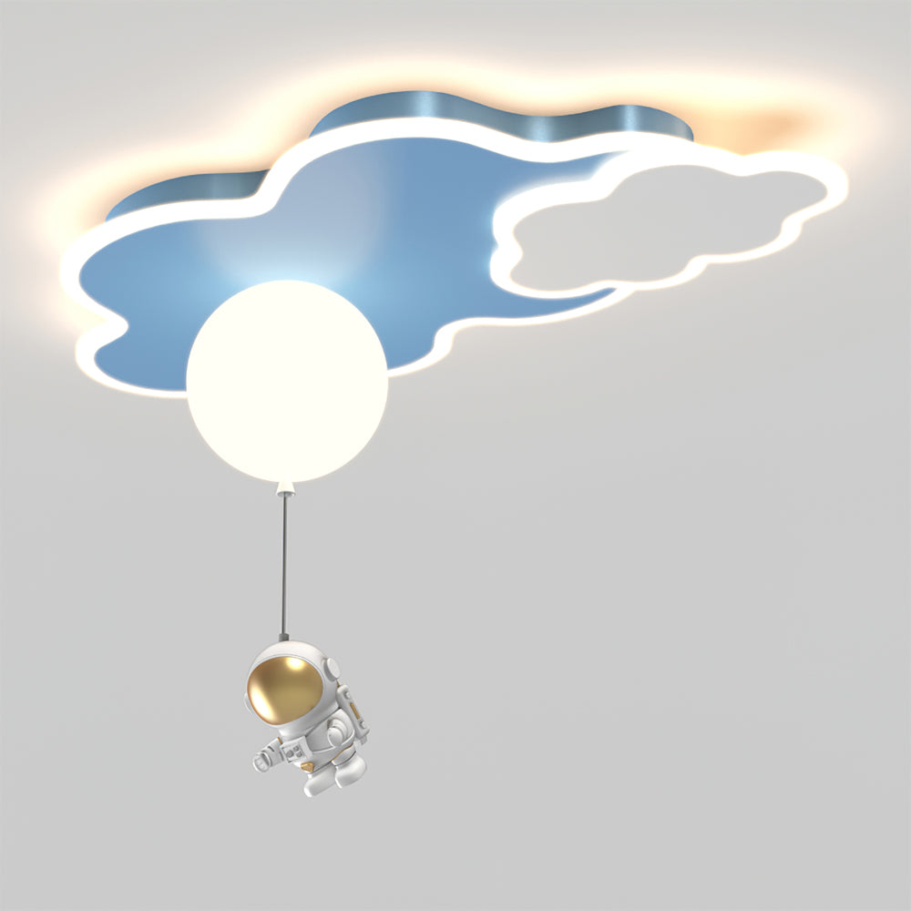 NuagesAura - Ceiling Light with Dreamy Cloud Details and Subtle Illumination