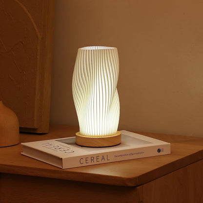 CalmGlow – Lampe de table Wave élégante