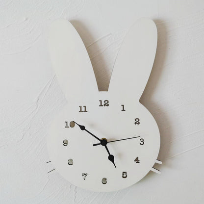 GlowRabbit - Adorable Nordic Bunny Clock