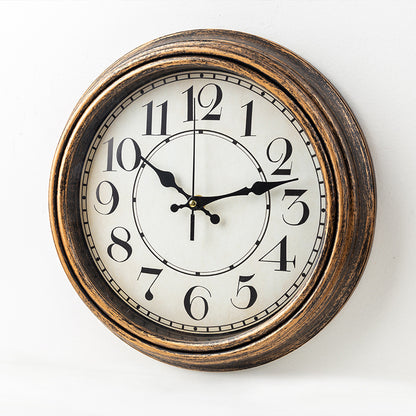 WoodEra - Timeless Brown Wall Clock