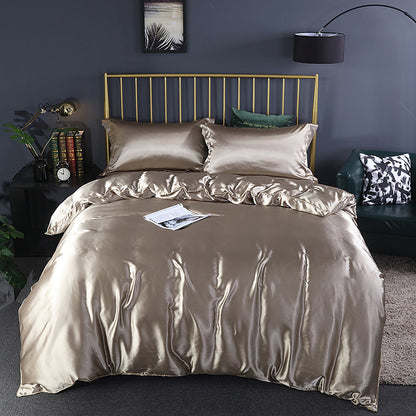 SilkenDream - Luxury 4-Piece Satin Bedding Set