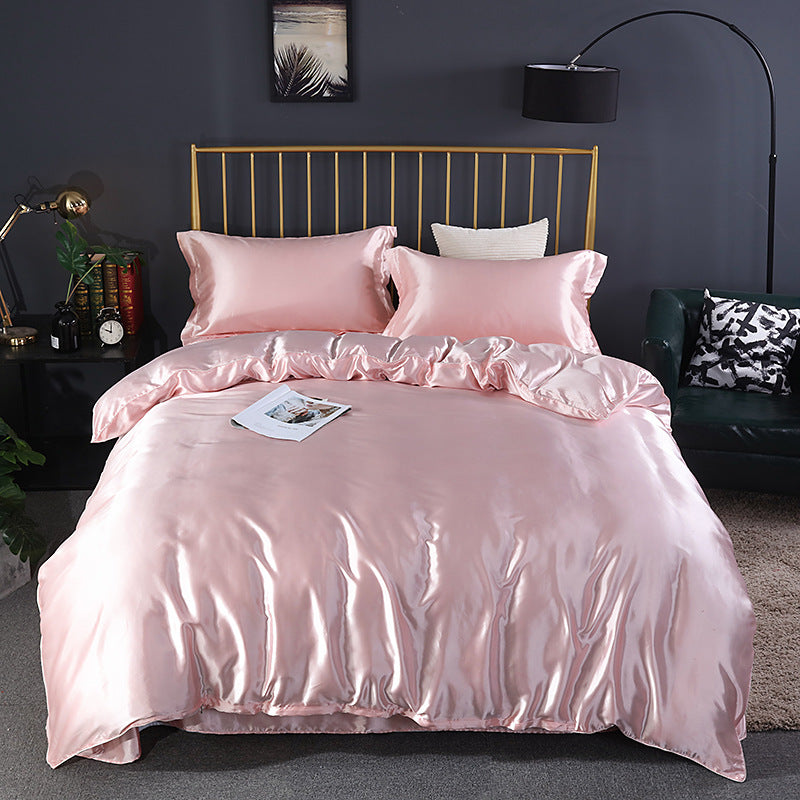 SilkenDream - Luxury 4-Piece Satin Bedding Set