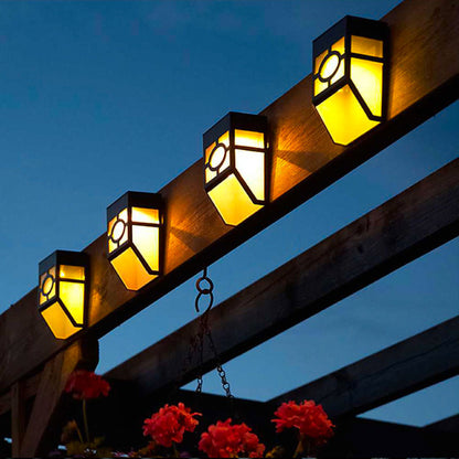 HikariGlow – Japanese-Inspired Solar Wall Light for Outdoor Serenity