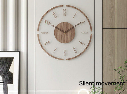 TimelessWood - Nordic Style Solid Wall Clock