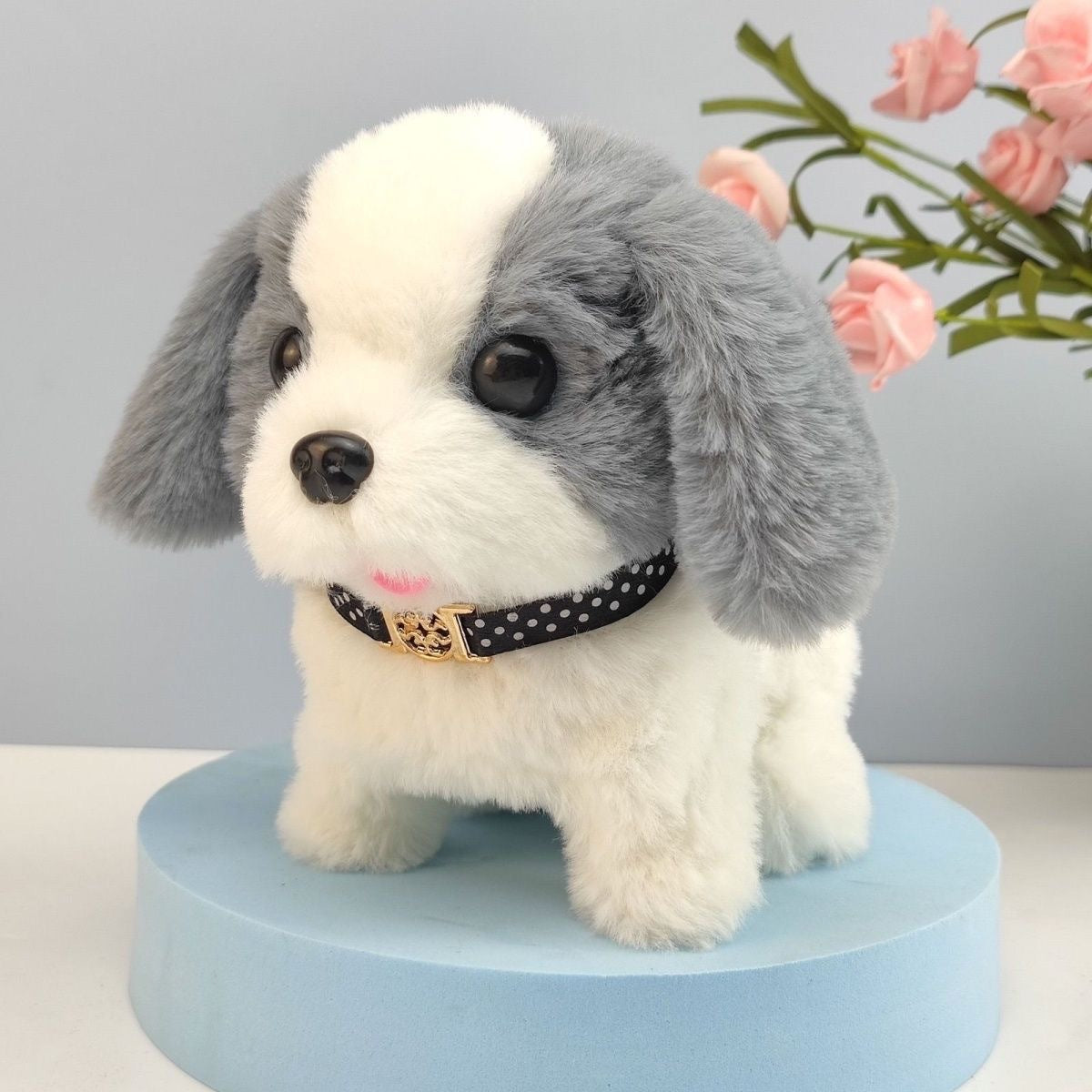 Realistic Interactive Plush Puppy Toy – Eco-Friendly, Engaging Companion for All Ages