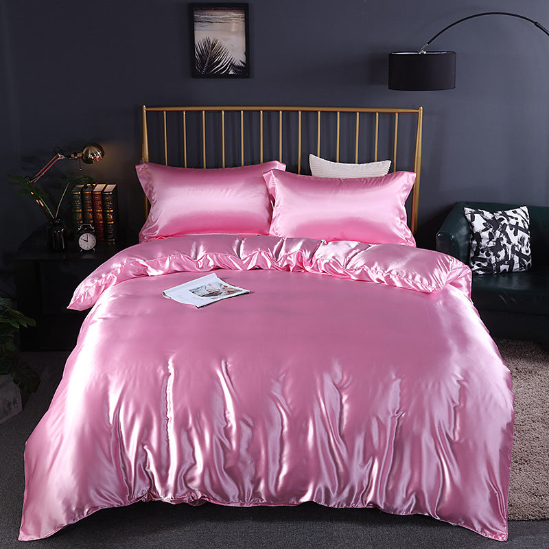 SilkenDream - Luxury 4-Piece Satin Bedding Set