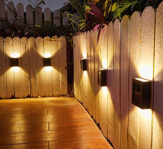 SolarGlow | Wireless LED Wall Lights for Efficient Outdoor Lighting