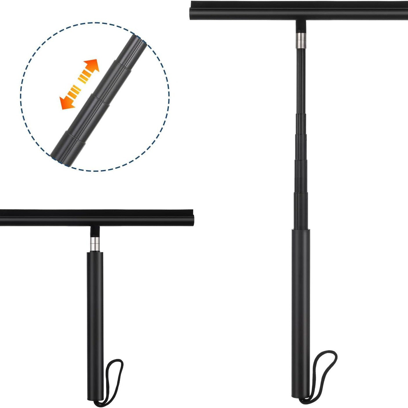 GlideMaster - Adjustable Squeegee for a Spotless Bathroom