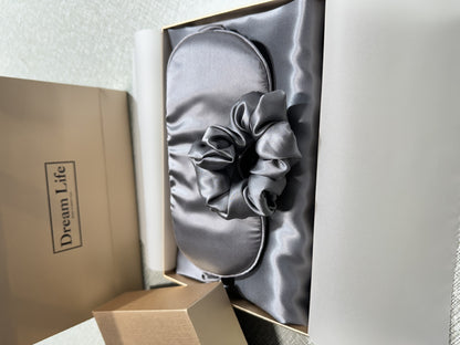 PureSilk - 4-Piece Skin-Friendly Silk Sleep Set (Hidden Zipper Pillowcase)