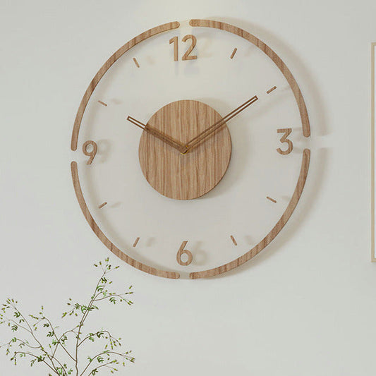 TimelessWood - Nordic Style Solid Wall Clock