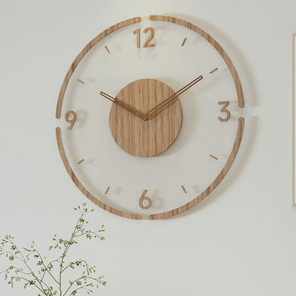 TimelessWood - Nordic Style Solid Wall Clock