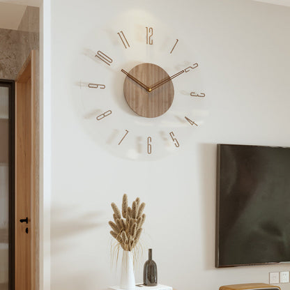 TimelessWood - Nordic Style Solid Wall Clock
