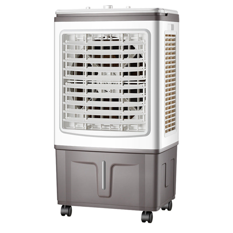 Industrial Evaporative Cooler – 4-in-1 Air Fan with 12-Gallon Water Tank & Easy-Roll Wheels | High Volume Flow | For Workshops & Garages
