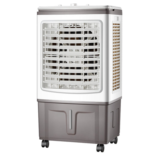 Industrial Evaporative Cooler – 4-in-1 Air Fan with 12-Gallon Water Tank & Easy-Roll Wheels | High Volume Flow | For Workshops & Garages