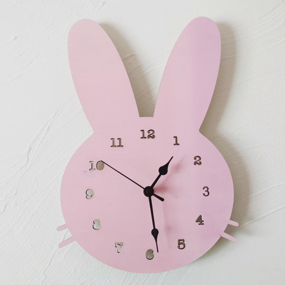 GlowRabbit - Adorable Nordic Bunny Clock