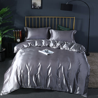 SilkenDream - Luxury 4-Piece Satin Bedding Set